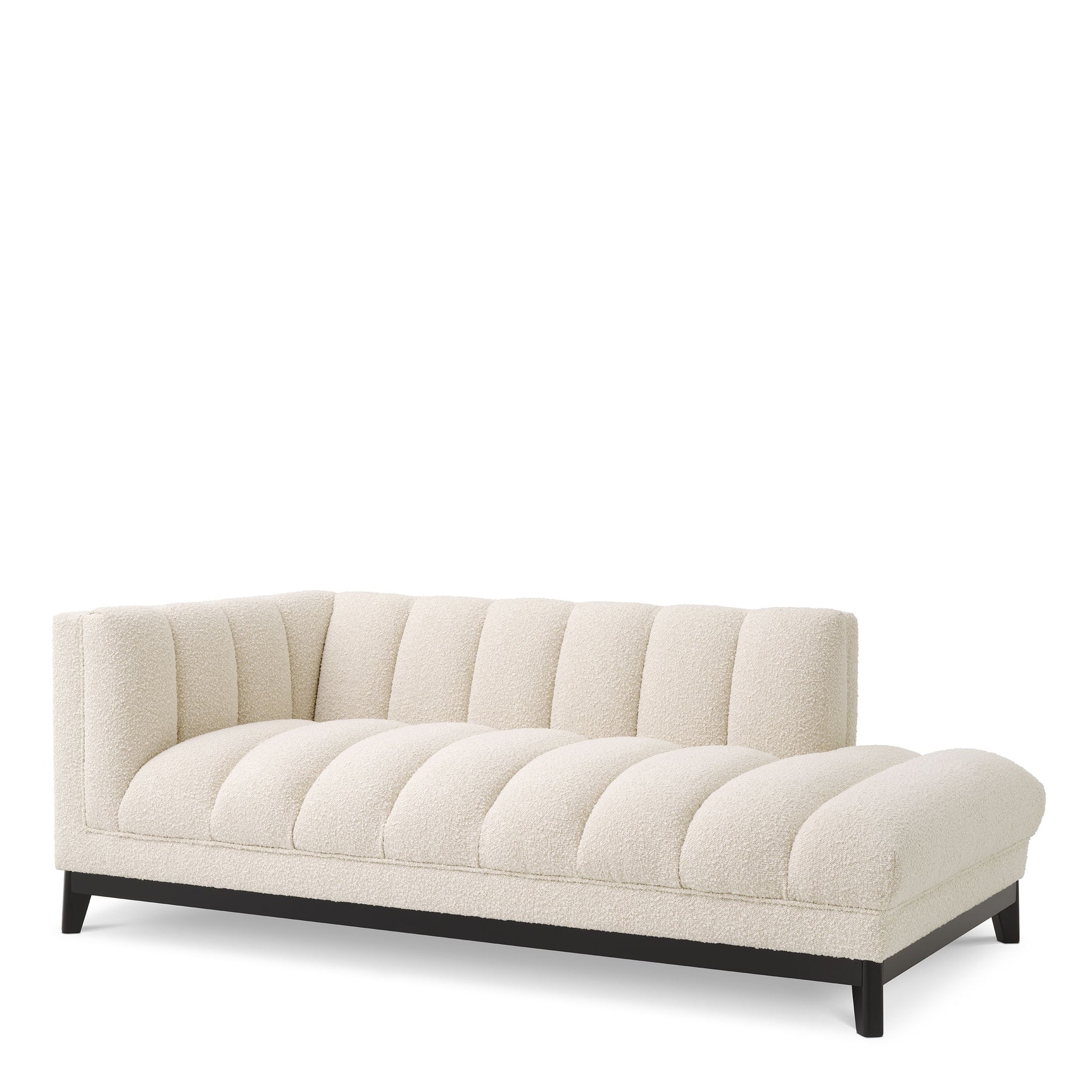 Ditmar 3 Seat Sofa Boucle Cream Upholstery