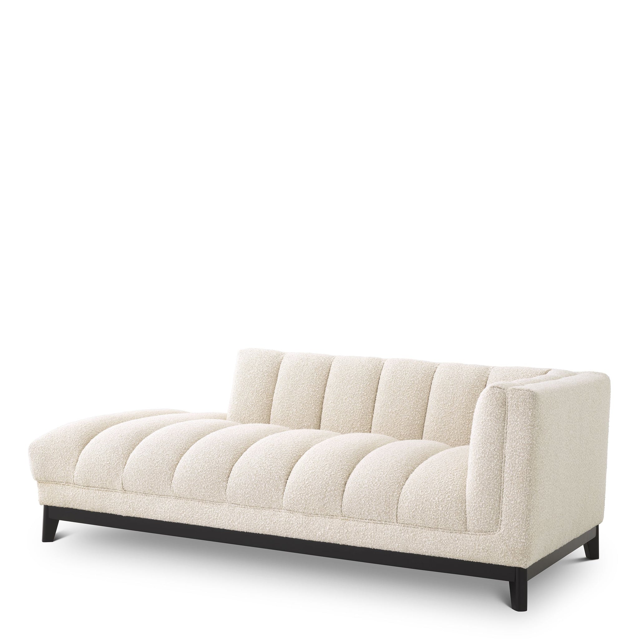 Ditmar 3 Seat Sofa Boucle Cream Upholstery