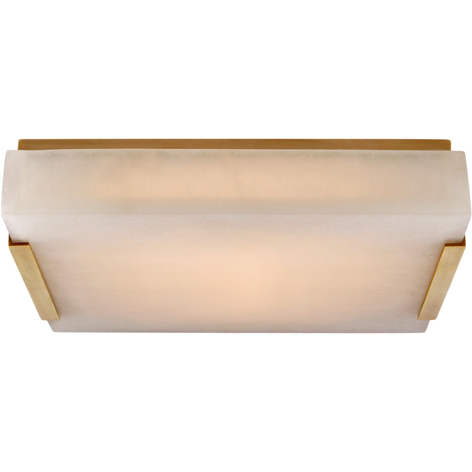 Covet Medium Alabaster Flush Mount