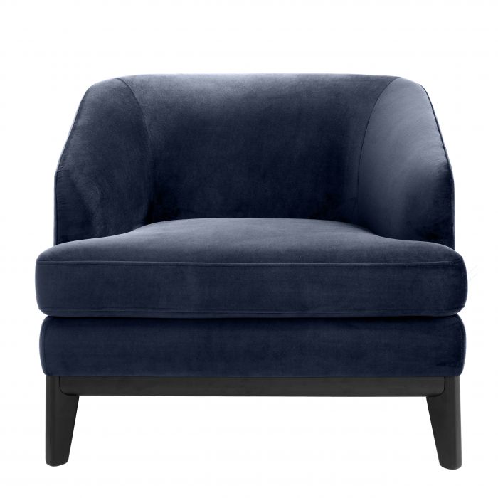 Monterey Velvet Arm Chair