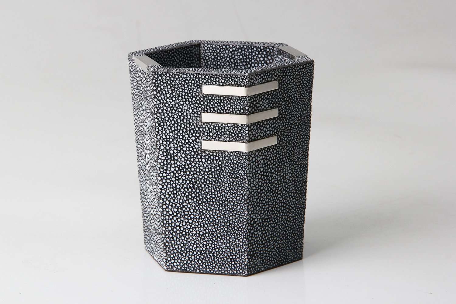 Harris Shagreen Pen Pot