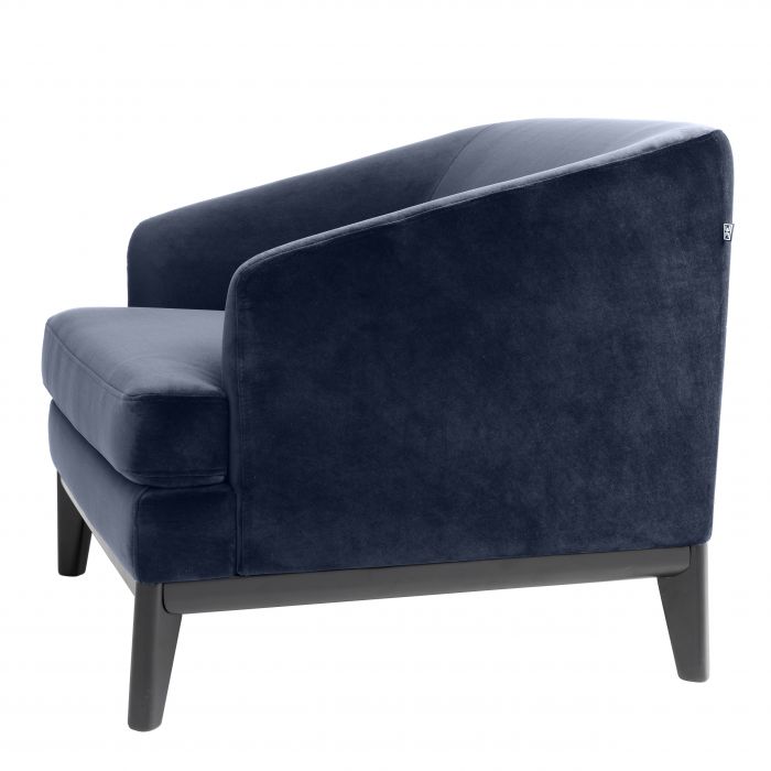 Monterey Velvet Arm Chair