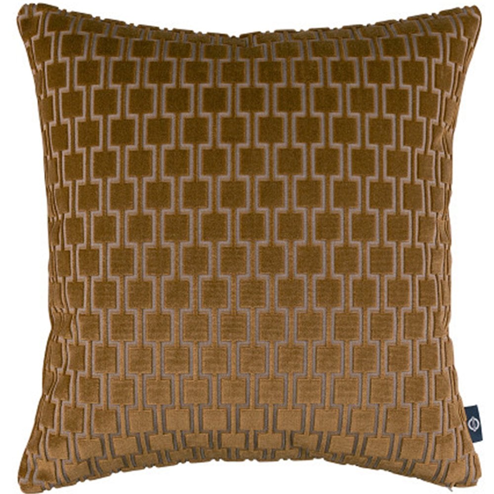 Bakerloo Geometric Velvet Cushion 50cm