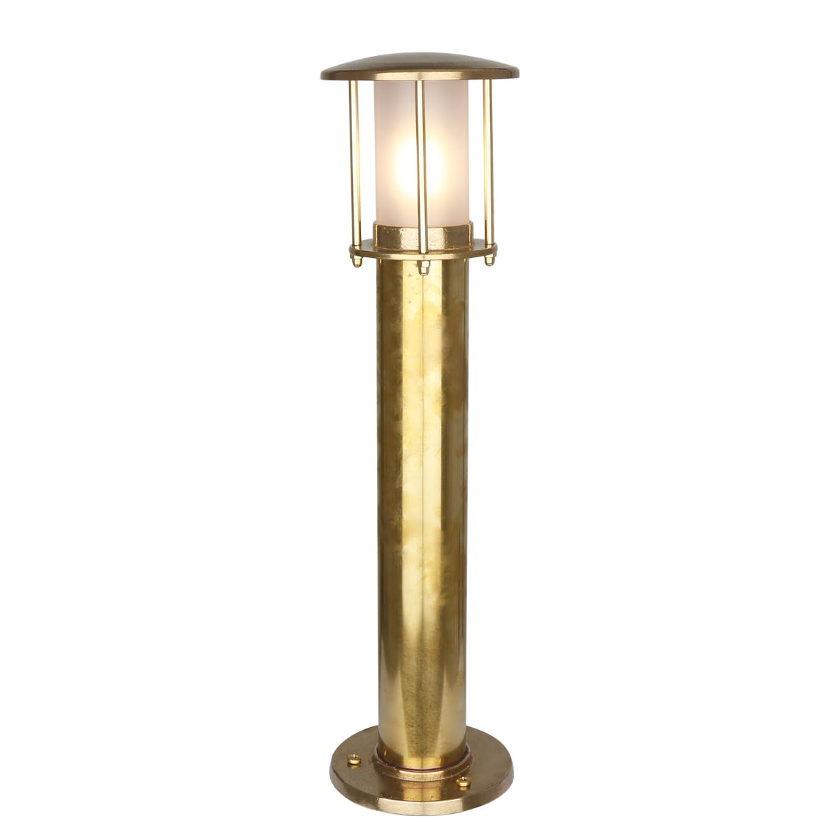 Yarmouth Outdoor Bollard-Light Raw BrassIP6