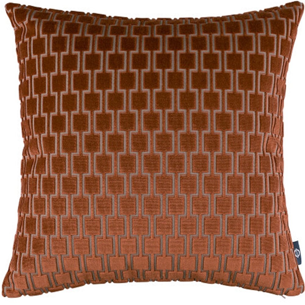 Bakerloo Geometric Velvet Cushion 50cm