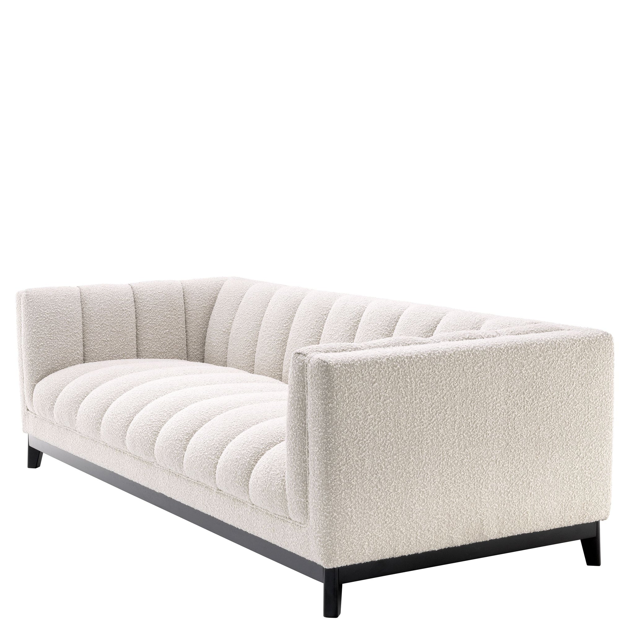 Ditmar 3 Seat Sofa Boucle Cream Upholstery