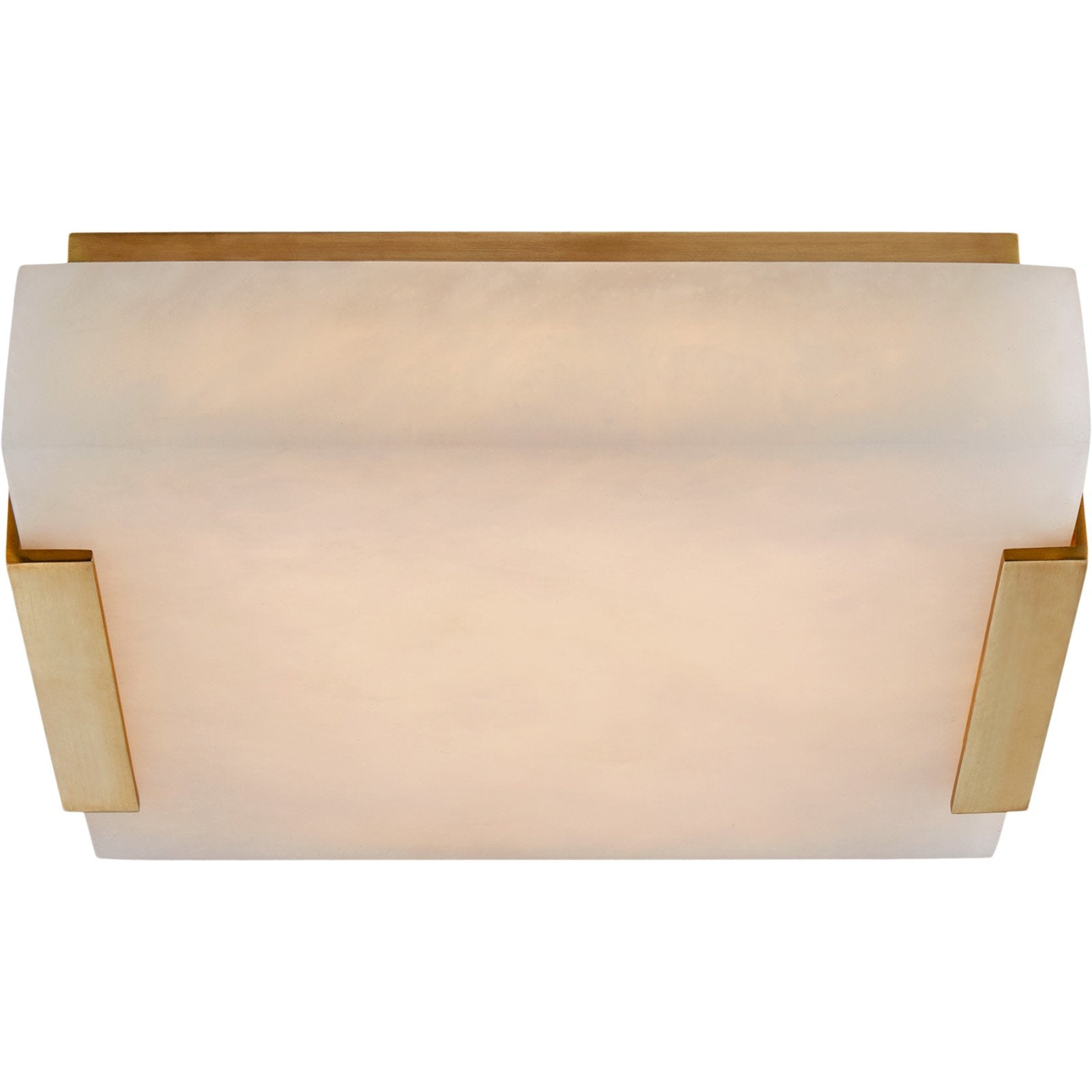 Covet Medium Alabaster Flush Mount