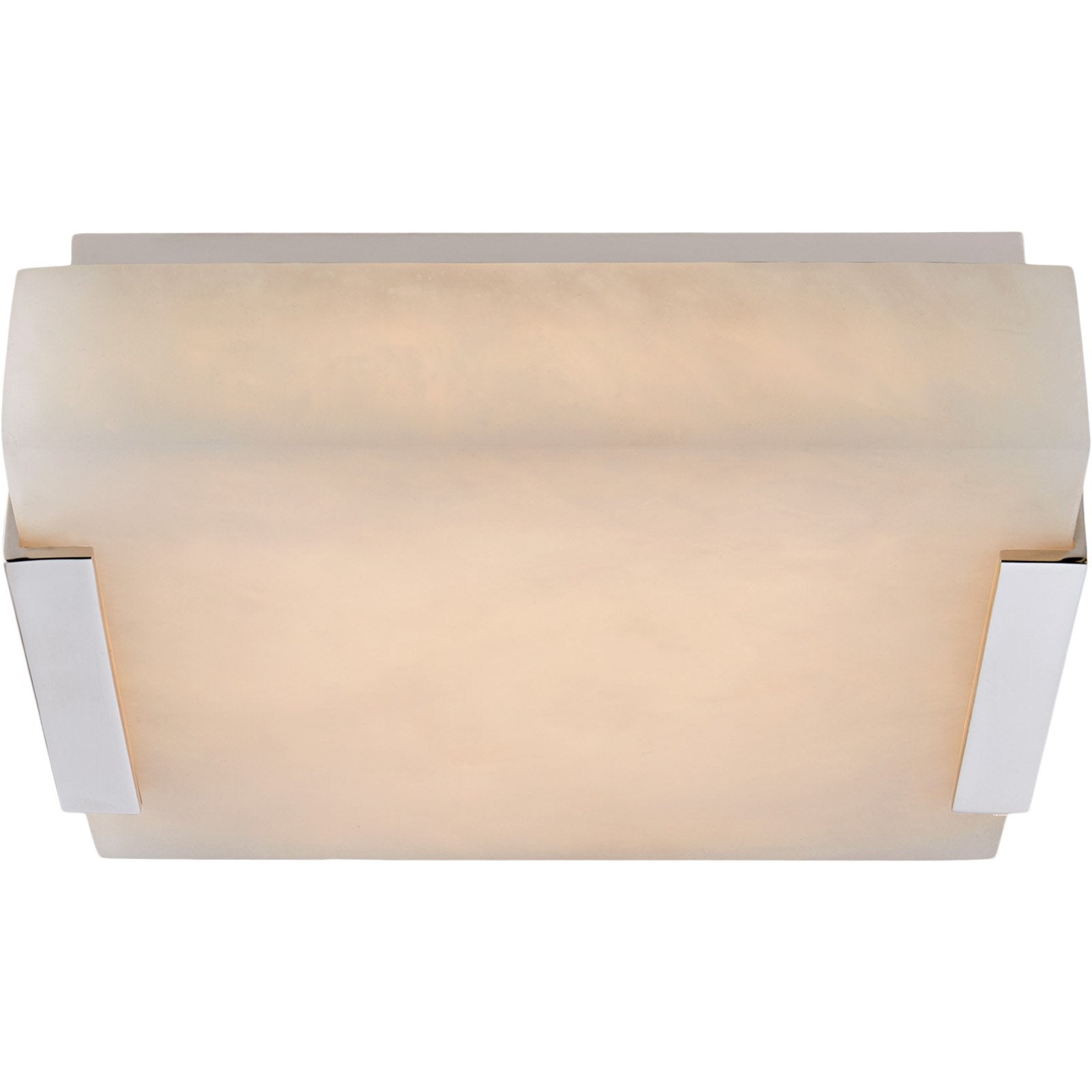 Covet Medium Alabaster Flush Mount