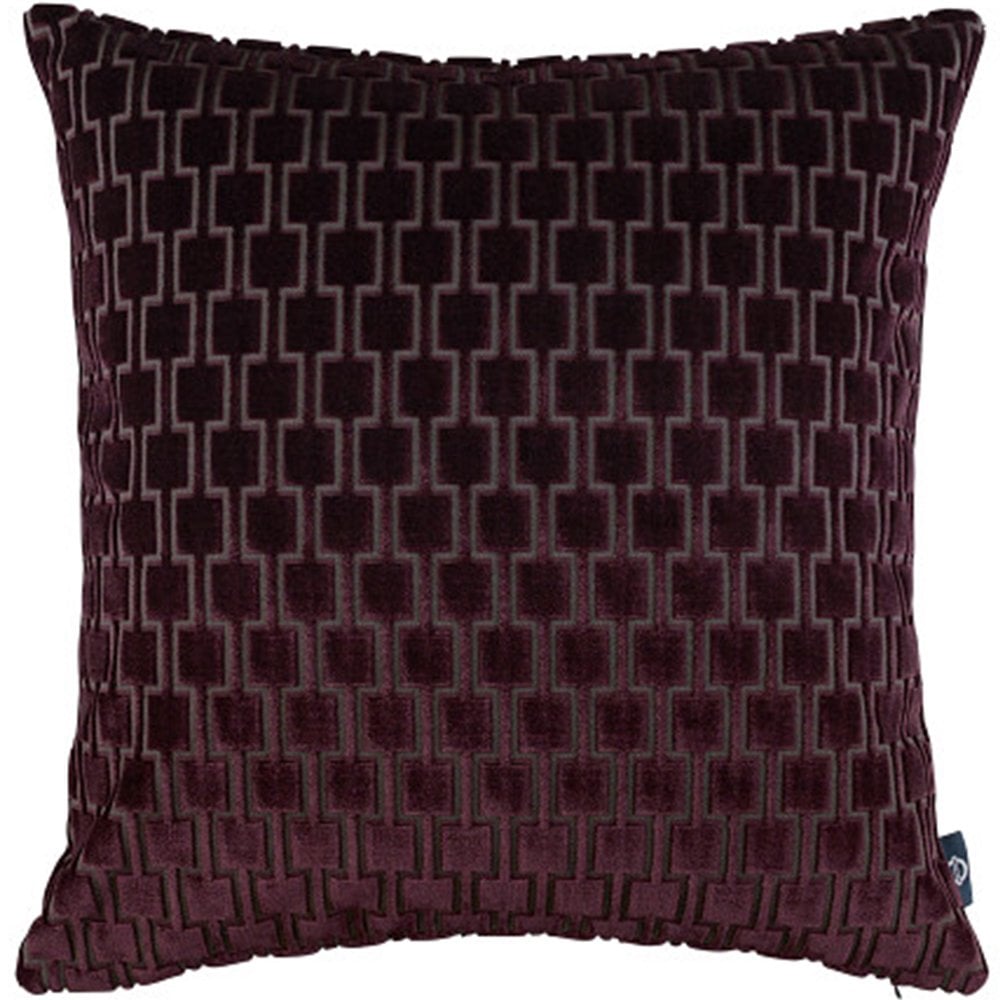 Bakerloo Geometric Velvet Cushion 50cm