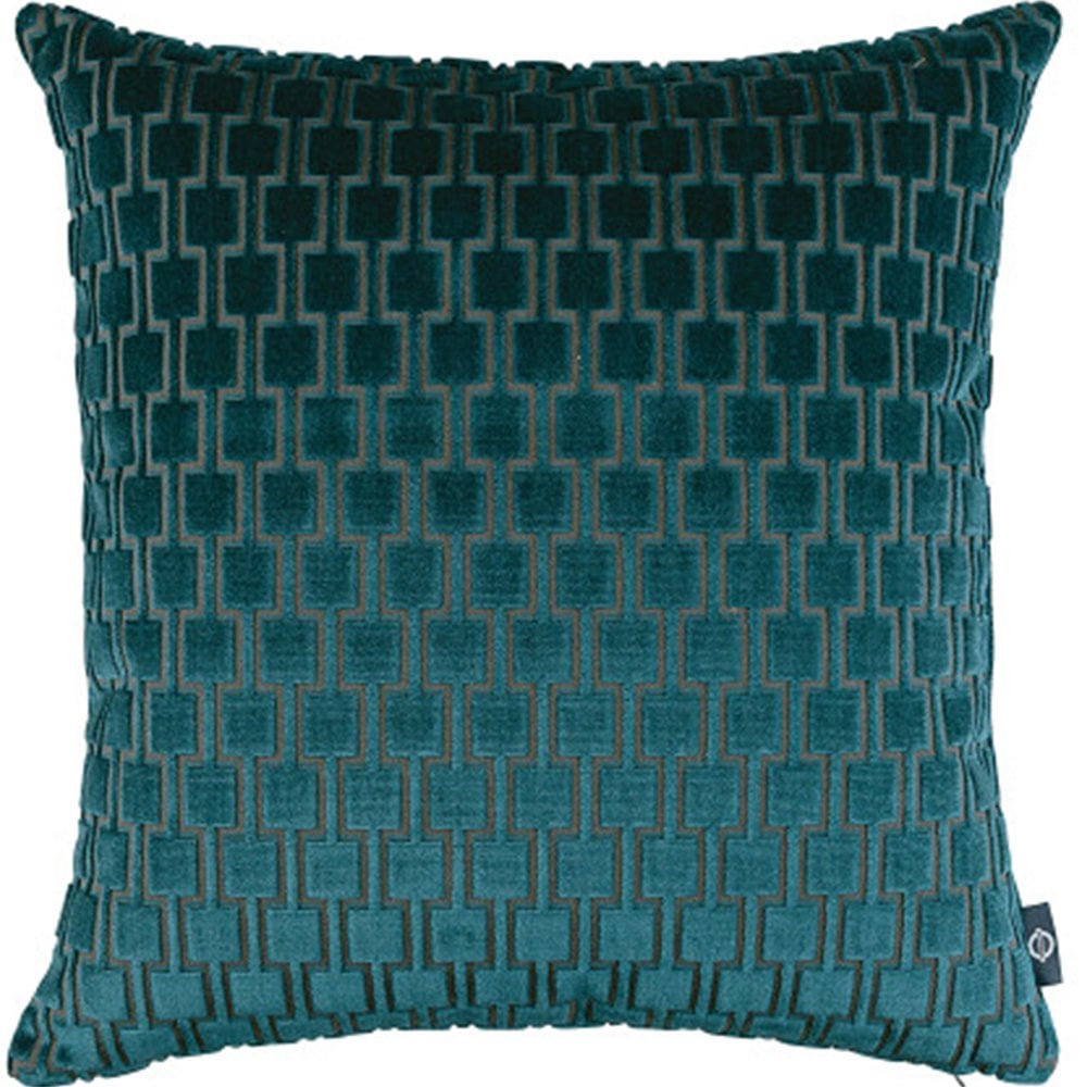 Bakerloo Geometric Velvet Cushion 50cm