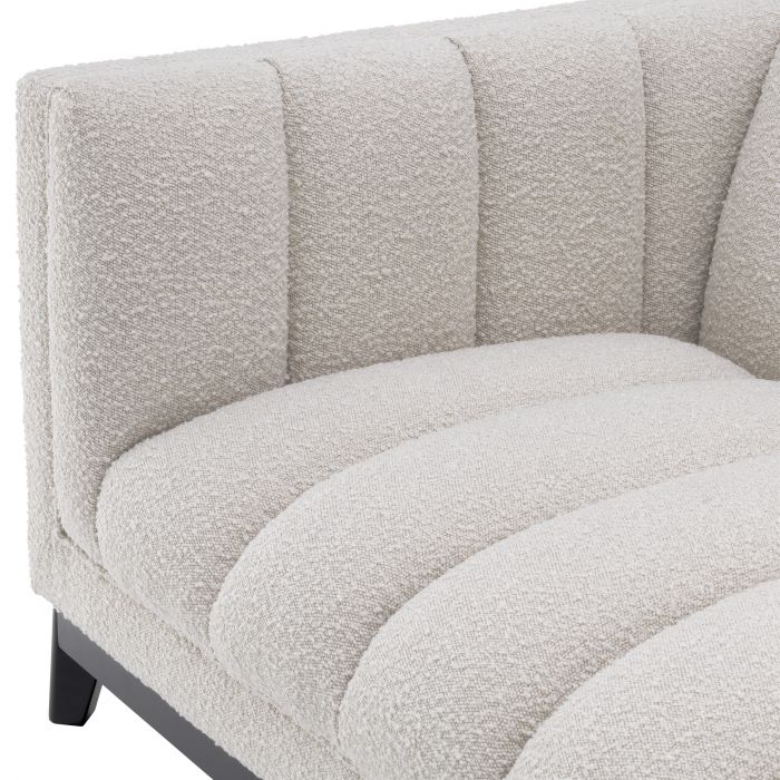 Ditmar 3 Seat Sofa Boucle Cream Upholstery