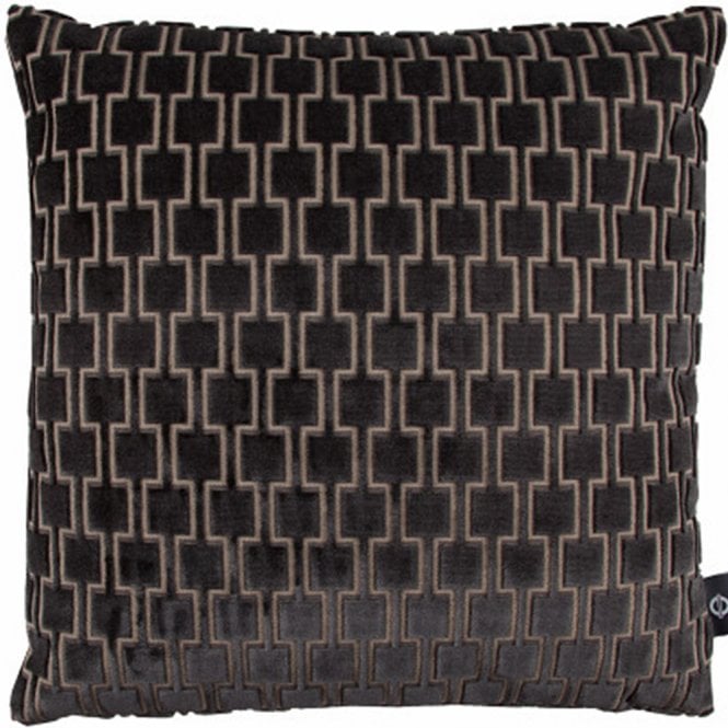 Bakerloo Geometric Velvet Cushion 50cm