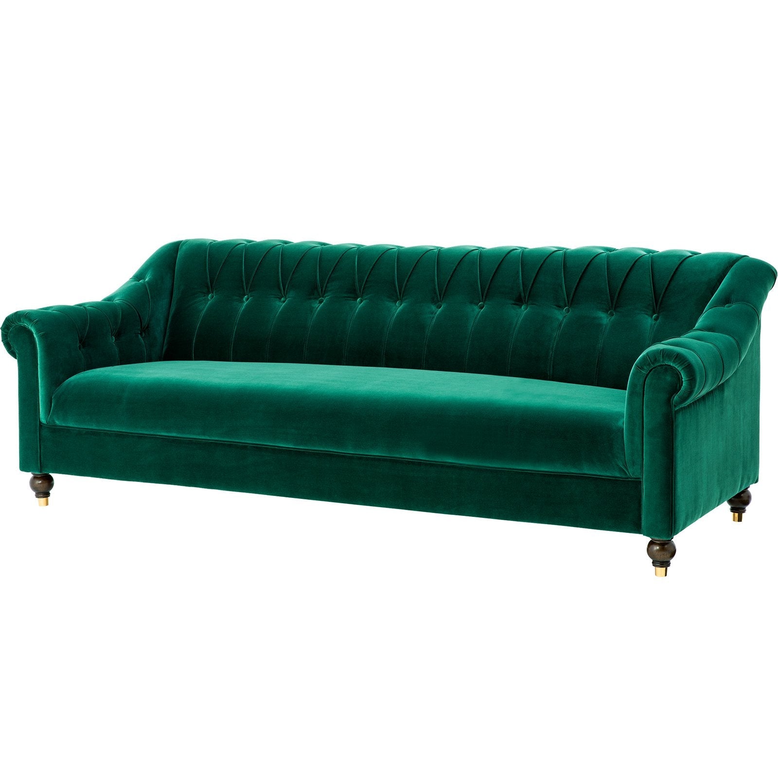 Brian Three Seat Velvet Sofa