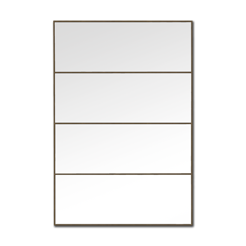 Brique Rectangular Panelled Mirror