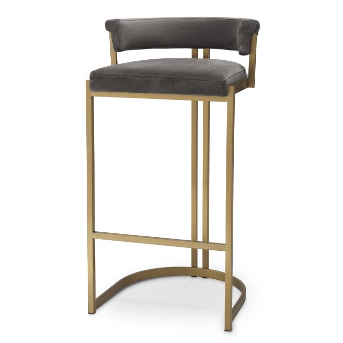 Dante Bar Stool - Upholstered Velvet