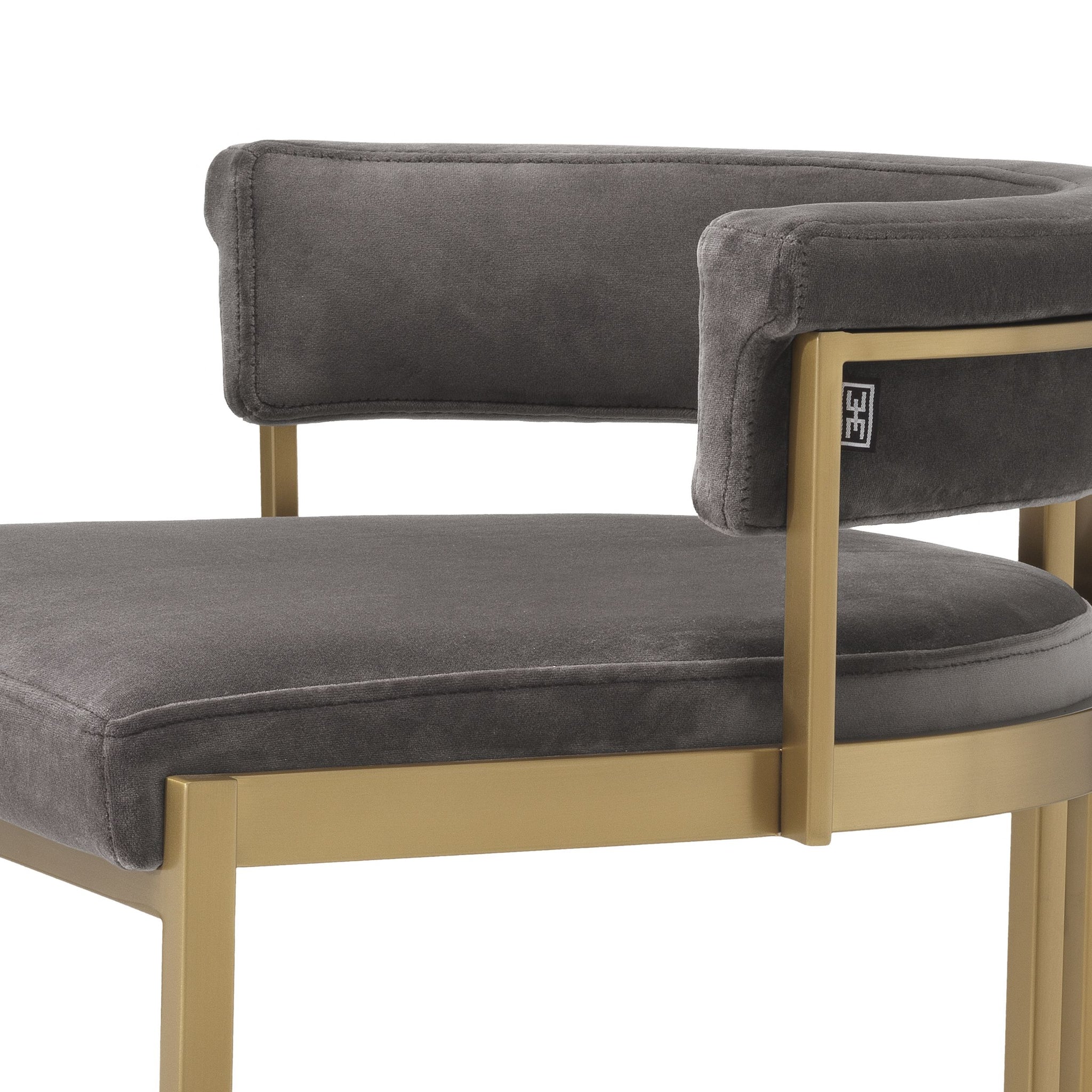 Dante Bar Stool - Upholstered Velvet