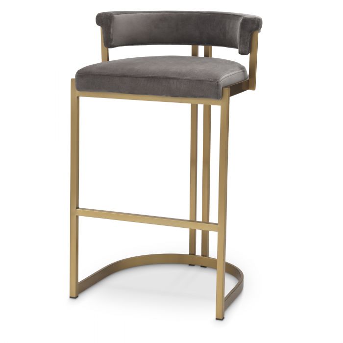 Dante Bar Stool - Upholstered Velvet