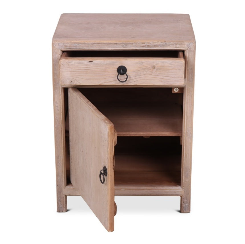 Dara Reclaimed Wood Bedside Table