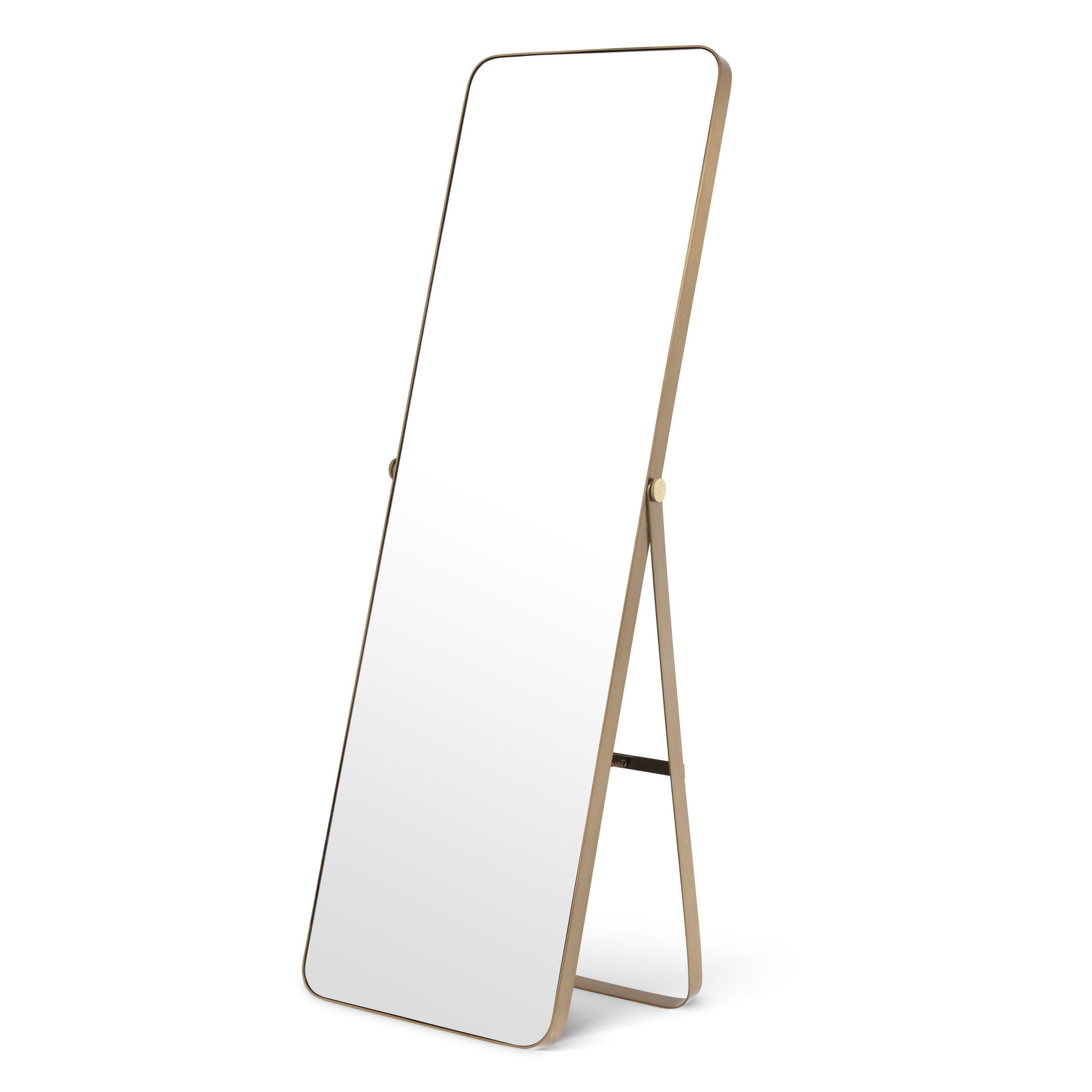 Hardwick Brass Cheval Mirror