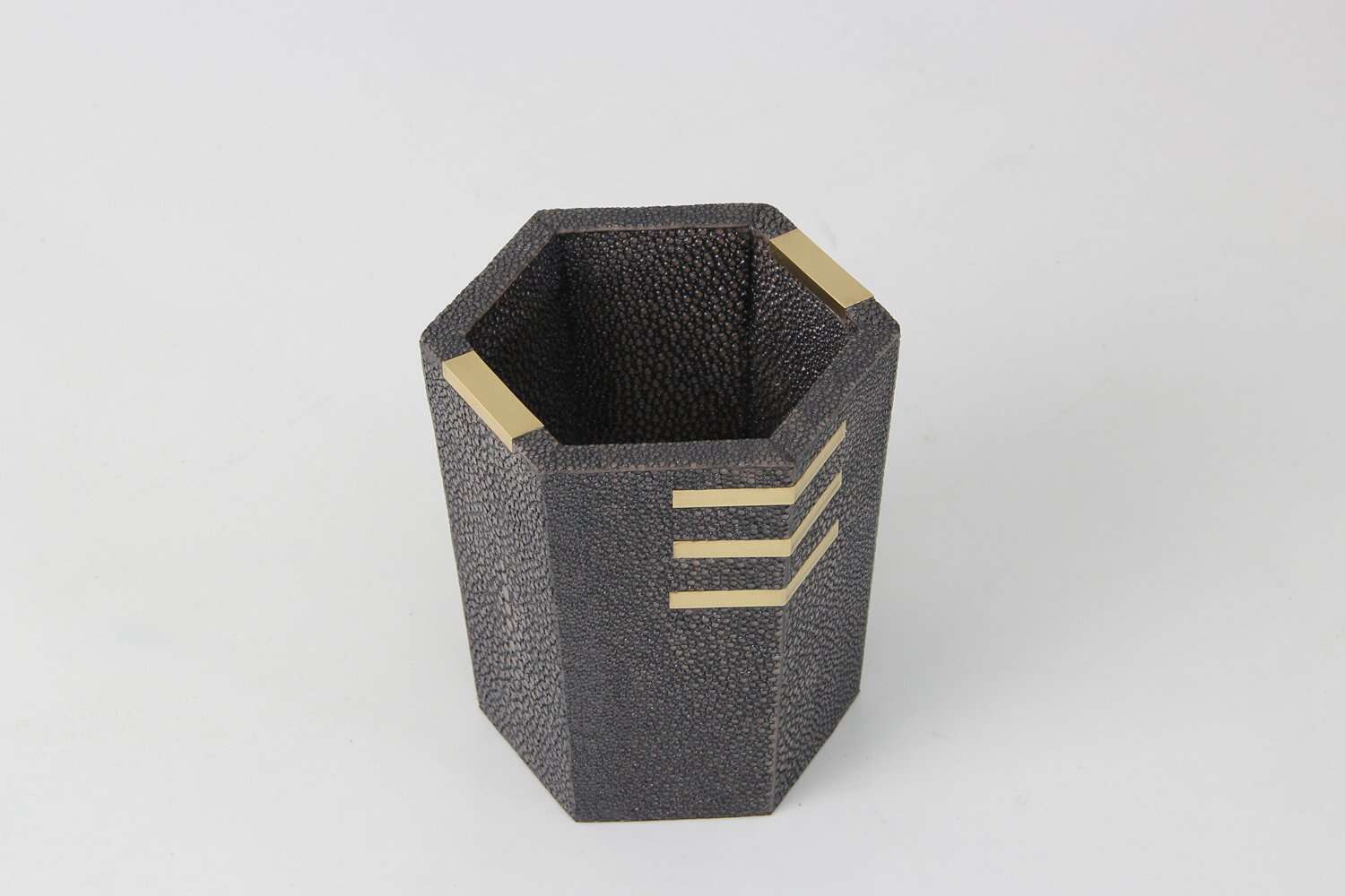 Harris Shagreen Pen Pot