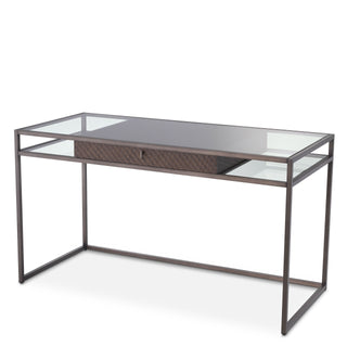 Napa Valley Desk - Oak & Glass