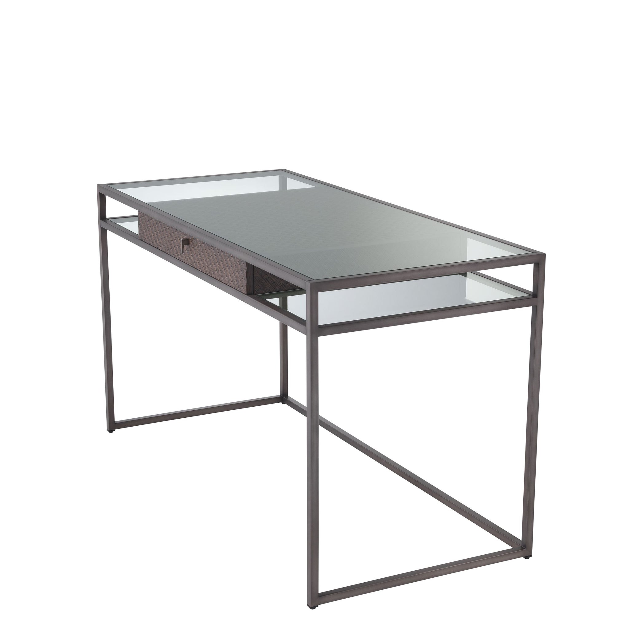 Napa Valley Desk - Oak & Glass