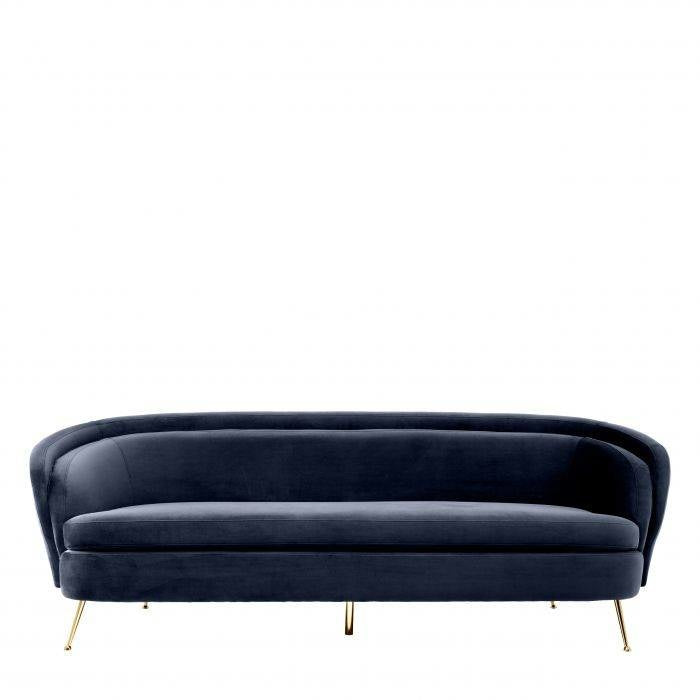 Orion 3 Seat Sofa Velvet Upholstery