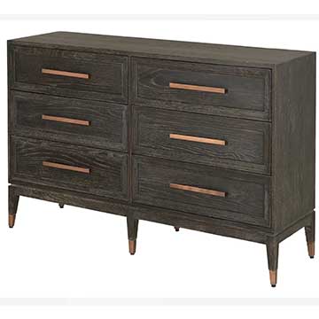 Ralph Oak Chest Drawers