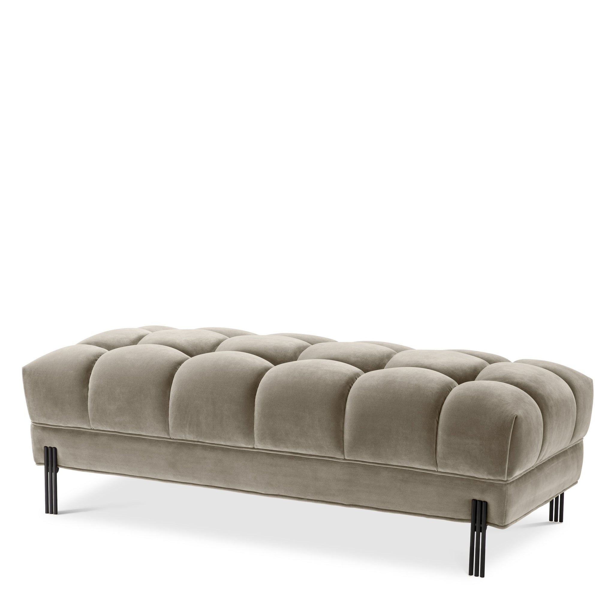 Sienna Upholstered Bench - Velvet Deep Button