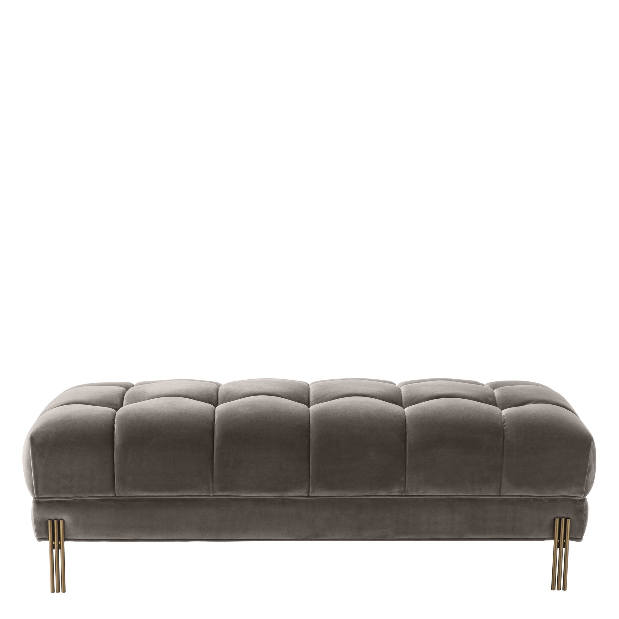 Sienna Upholstered Bench - Velvet Deep Button